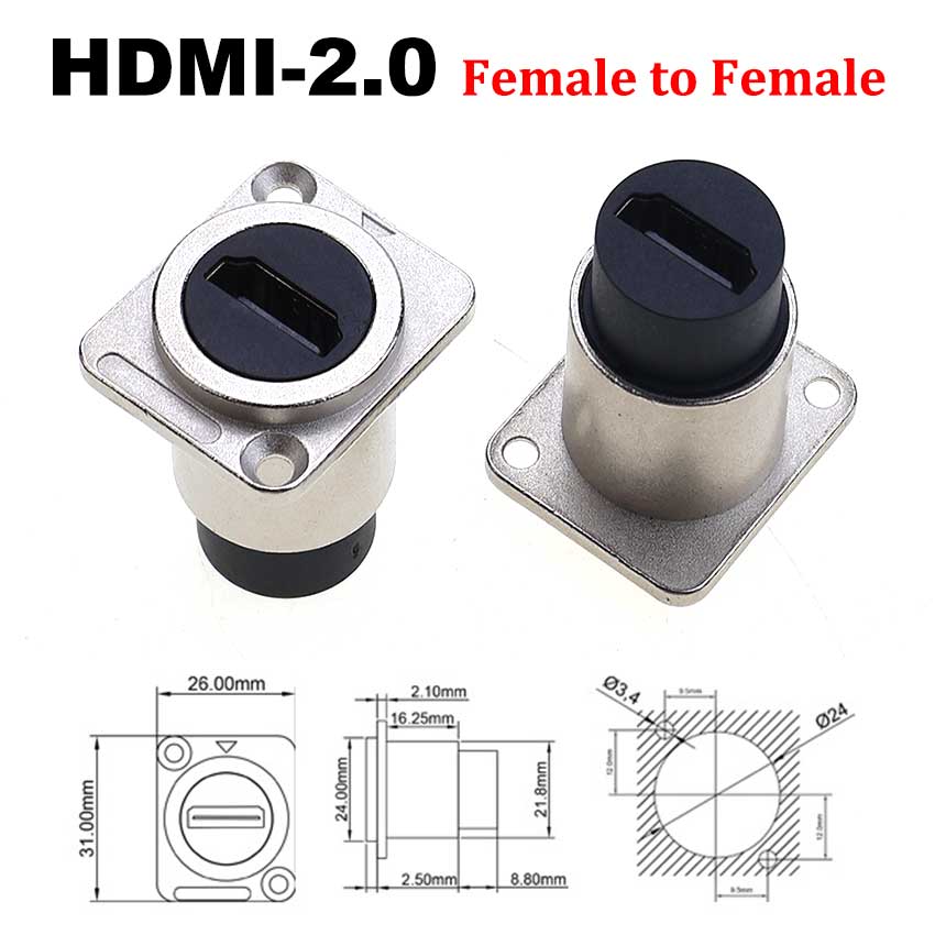 RJ45 USB 2.0 3.0 HDMI-2.0 Type - огляд і ціна Transmission Jack Adapter
