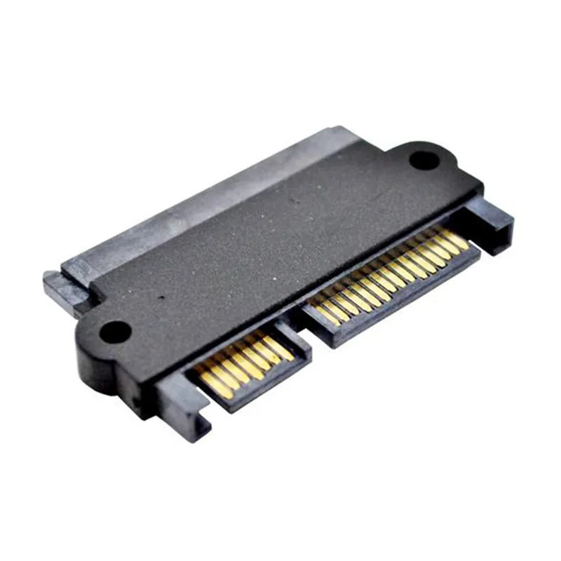 1pc SATA 22 Pin 7+15 Male Plug - огляд і ціна Transmission Jack Adapter