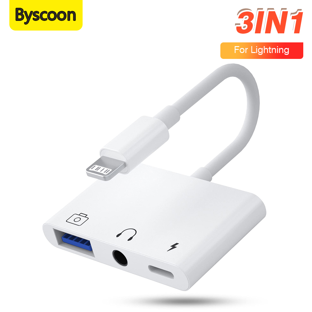 3 in 1 Lightning to USB 3.0 Ch - огляд і ціна Transmission Jack Adapter