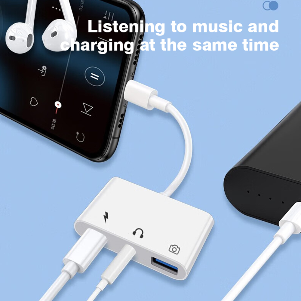3 in 1 Lightning to USB 3.0 Ch - огляд і ціна Transmission Jack Adapter